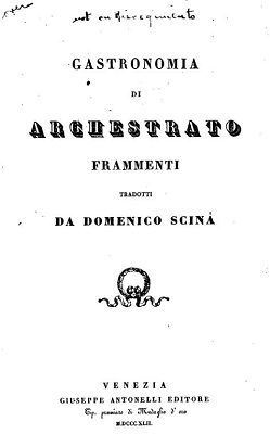 Gastronomia di Archestrato